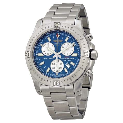 breitling colt chronograph automatic blue|breitling colt chronometre 500m stainless.